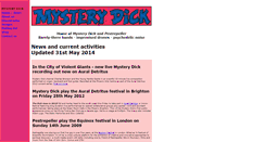 Desktop Screenshot of mysterydick.com